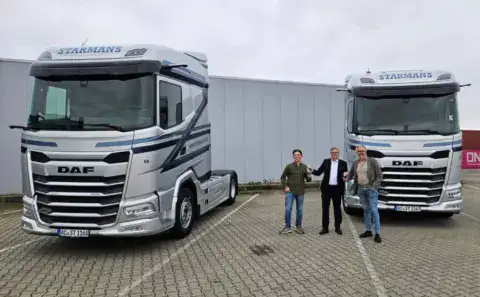 Ausgelieferter LKW DAF XG 480 FT an Starmans GmbH
