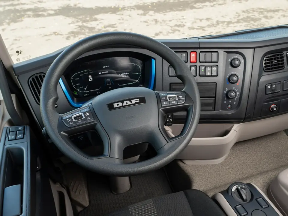 DAF XB Electric Digitales 12-Zoll-Display