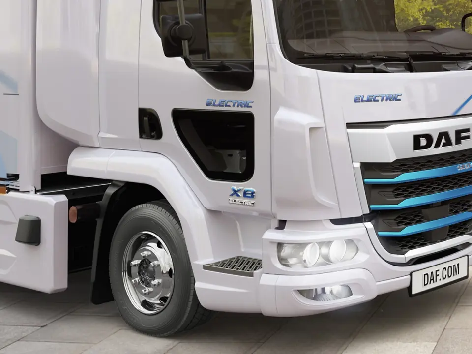 DAF XB Electric Hervorragende direkte Sicht