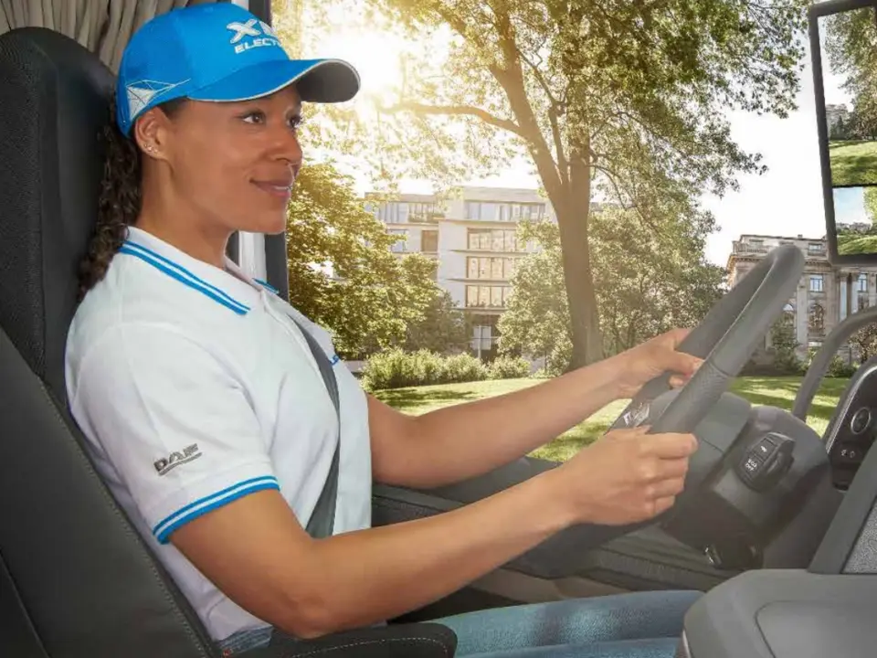 DAF XB Electric Ruhe im Fahrerhaus